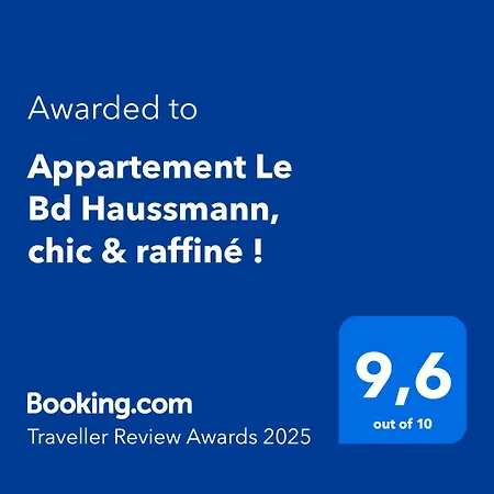 公寓 Le Bd Haussmann, Chic & Raffine !